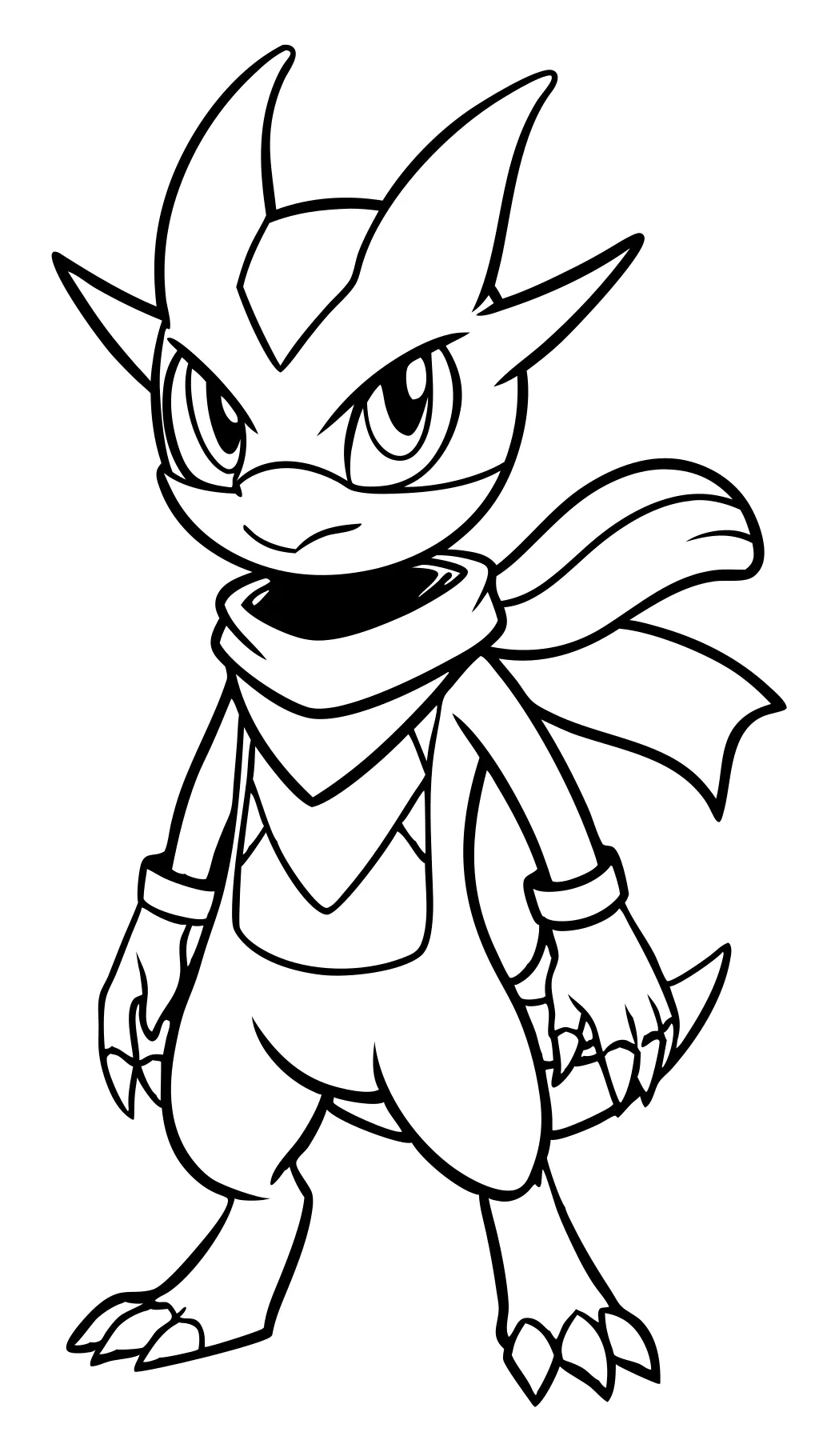 greninja coloring pages